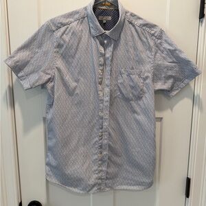 Ted Baker Light Blue Geometric Shirt